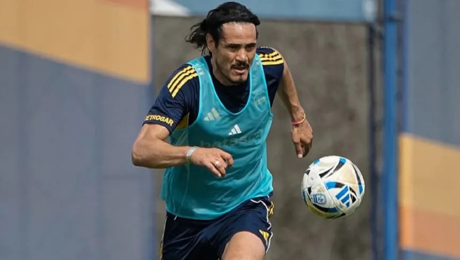 El delantero uruguayo sintió una molestia en el entrenamiento del martes.