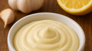 Mayonesa de ajo casera en 5 minutos: la receta fácil que todos quieren probar