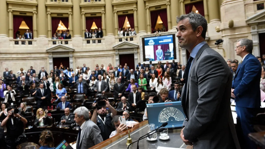 Martín Menem, presidente de la Cámara de Diputados.