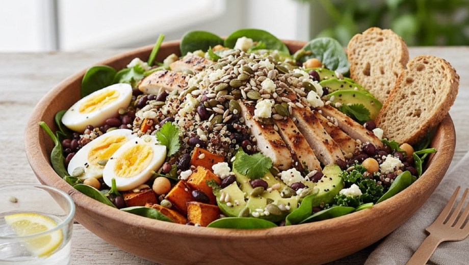 Ensalada proteica y energética.