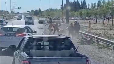 Furia en la Ruta 7: golpes, insultos y piedras plena hora pico en Neuquén