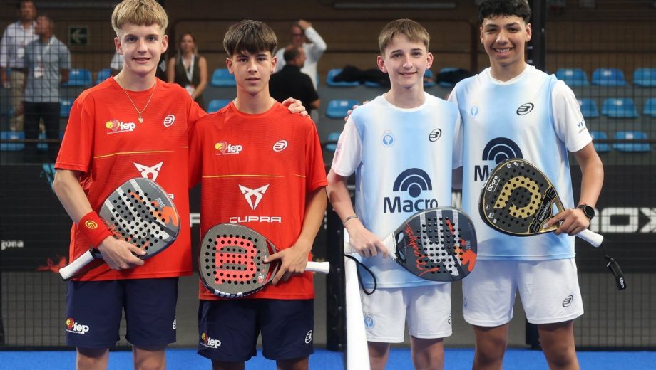 El cipoleño Ciccioli llegó a la final del Mundial juvenil de pádel con el equipo argentino.