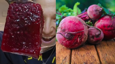 La receta viral de Paula Pareto: gelatina de chía y remolacha, rica en colágeno y aliada contra la anemia