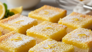Lemonies sin gluten: receta fácil para unos cuadraditos de limón irresistibles