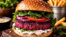 Imagen de Cómo hacer hamburguesas de remolacha sin TACC: fácil, ricas y saludables