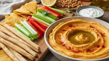 Descubrí el hummus de zanahoria y yogur: textura cremosa y sabor irresistible