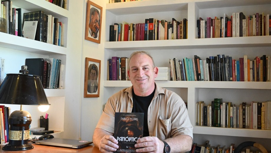 Pablo Yoiris publicóPanóptica,  su primer libro de cuentos. Cuenta con tres novelas publicadas. (Foto: Florencia Salto)