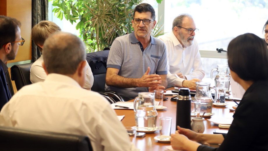 Acevedo abrió la reunión de Labor con un planteo.