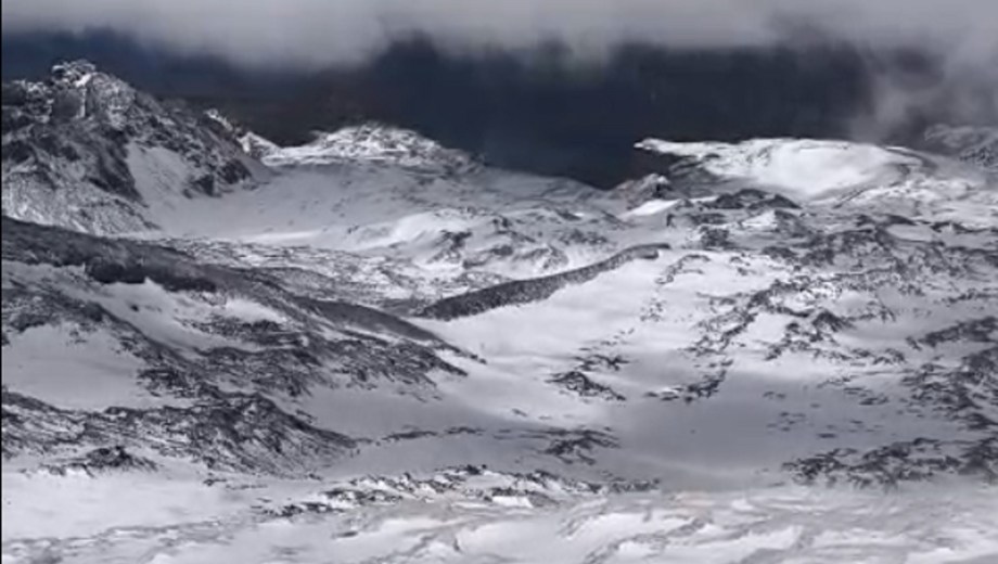 El rescate de los hermanos Ibáñez en el Lanín. (Foto. Ricardo Calderón).
