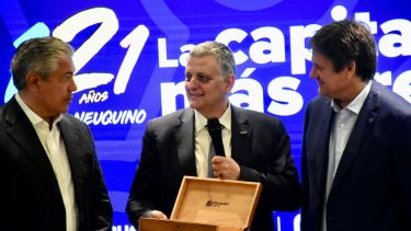 «Mi objetivo de vida»: la reacción de Horacio Marín de YPF al recibir las llaves de Neuquén capital