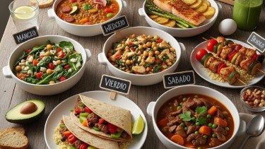 Menú semanal saludable: carnes, legumbres y verduras para comer bien sin renunciar al sabor 