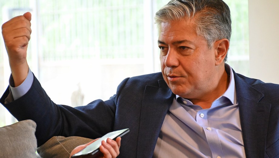 Rolando Figueroa, gobernador de Neuquén. Foto: Florencia Salto.