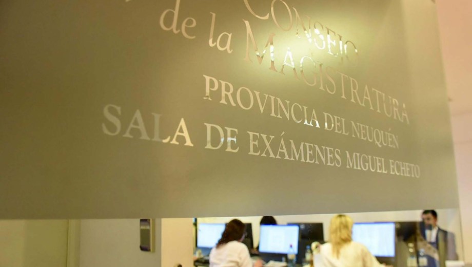 La semana pasada finalizó el plazo de inscripción en el Consejo de la Magistratura de Neuquén. Foto Matías Subat.