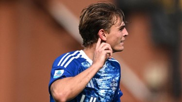 Nico Paz fue la gran figura de Como y marcó un gol ante Juventus en la liga de Italia