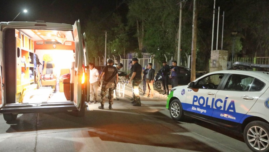 Persecución en el centro de Roca. (Juan Thomes)