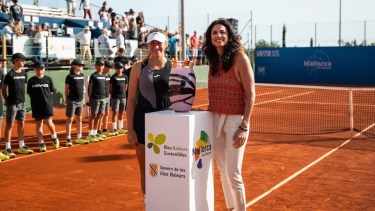 Solana Sierra hizo historia en el WTA 125 de Mallorca con la presencia de Gabriela Sabatini