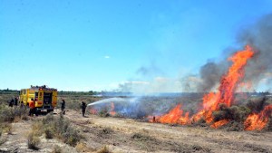 Incendios de campos: preocupa la situación en Valle Medio, Valle Inferior y Río Colorado