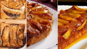 Tres recetas irresistibles con manzana: tarta, budín y cuadraditos para disfrutar en casa