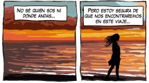 Imagen de «Encuentro al atardecer», la nueva tira de Chelo Candia en el Voy