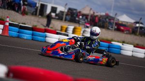 Juan Ignacio Alessi voló en el retorno del Prokart a Centenario