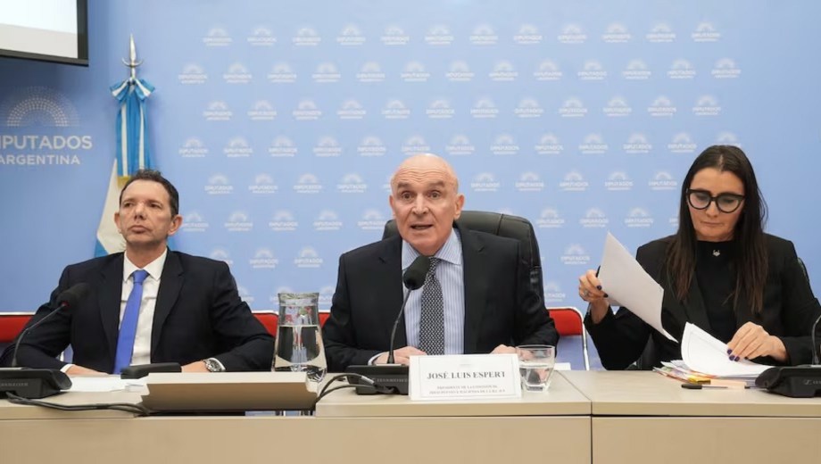 José Luis Espert en la última reunión de la Comisión de Presupuesto y Hacienda (Foto: HCDN)