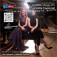 Imagen Lilia Salsano &  Daniela Salinas |Piazzolla Esencial | Concierto a dos pianos