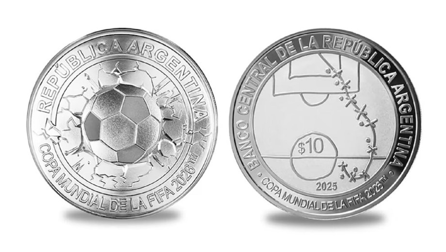 Moneda del Mundial 2026. Foto: gentileza.