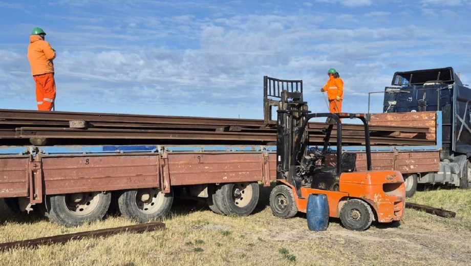 Tren Patagónico en plena renovación. Foto: gentileza.