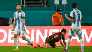 Sin Messi, la Selección Argentina venció 1-0 a Venezuela en el primer amistoso de la gira por Estados Unidos