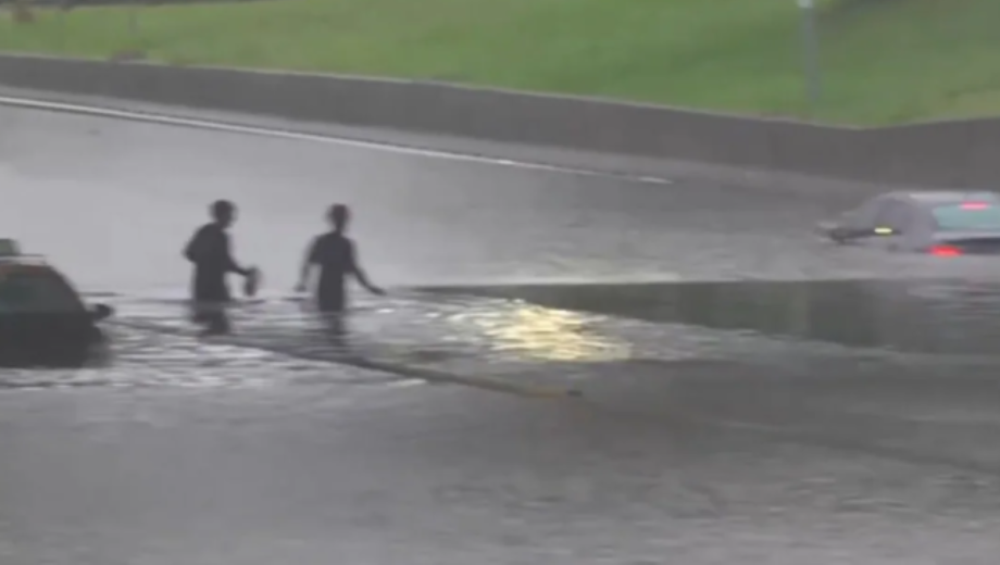 Temporal en Buenos Aires. Foto: Gentileza NA.
