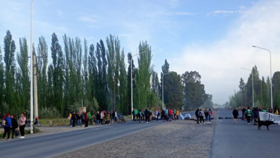 Corte de ATE en la Ruta 7. Foto: archivo