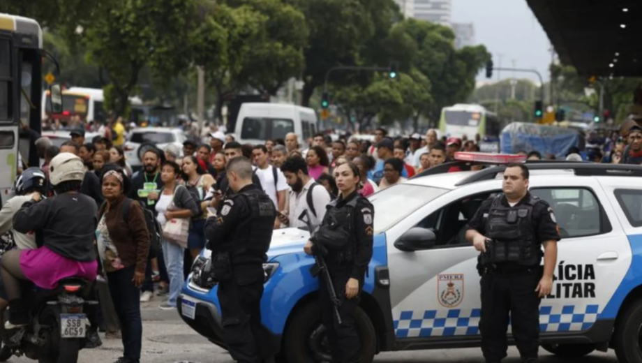 Tensión en Río de Janeiro (Foto: Gentileza NA-Xinhua). 