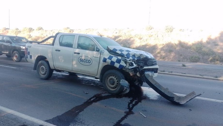 Choque en la Ruta 7 Foto: Centenario Digital