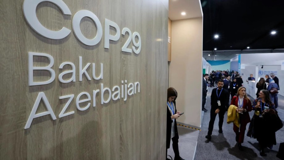 La reducida delegación en la COP 29 anticipó el desprendimiento del gobierno de toda política climática que esté promovida por la ONU y organizaciones sociales.