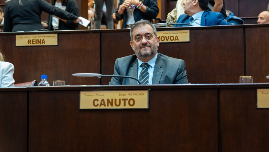 El diputado Damián Canuto (Pro) fue quien impulsó la norma a pedido de Carolina Ramallo (legislaturaneuquen)