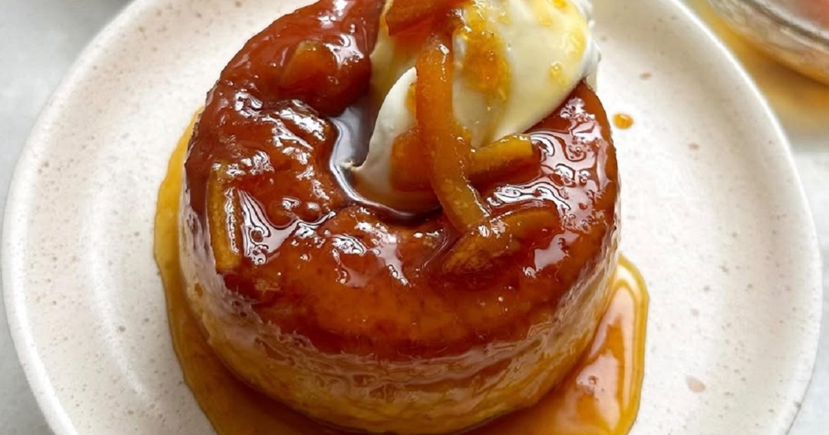 Cómo hacer flan de naranjas: un postre que se desarma en la boca