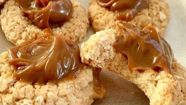 En 3 simples pasos tenés unas ricas pepas de avena y dulce de leche