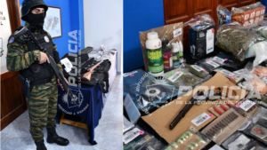 La Policía secuestró un importante arsenal en 15 allanamientos en Neuquén: seis personas fueron detenidas