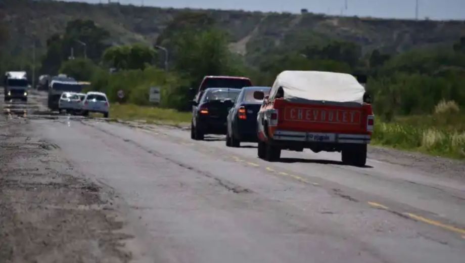 El hallazgo se produjo en inmediaciones de la Ruta 22, en Río Colorado. Foto: archivo Jorge Tanos. 