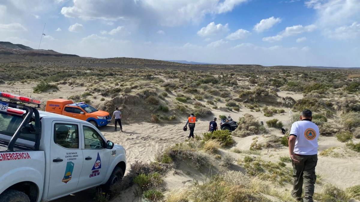 Encontraron la camioneta de la pareja desaparecida en Comodoro, pero el misterio sigue