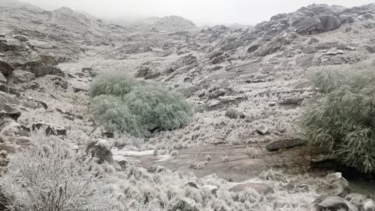 Córdoba amaneció blanca en plena primavera: las impactantes imágenes de La Cumbrecita bajo la nieve
