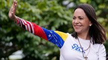 Imagen de María Corina Machado, la opositora venezolana, ganó el Premio Nobel de la Paz 2025: «¡Estoy en shock!»