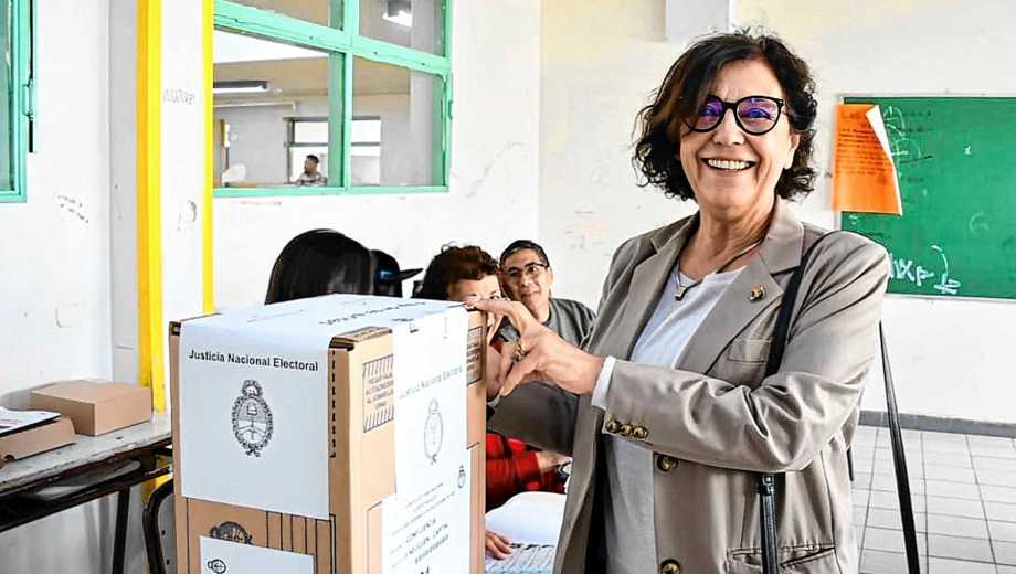 Silvia Sapag: "La elección es un plebiscito para el gobierno nacional". (Foto: Cecilia Maletti)