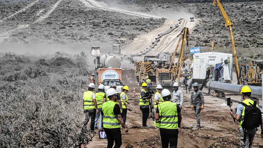 La traza del oleoducto VMOS recorre 437 kilómetros que unen en valle con el mar. (Foto: archivo Cecilia Maletti)