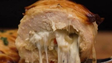 Comer rico no es complicado: probá con estos rollitos de pollo con queso y espinaca