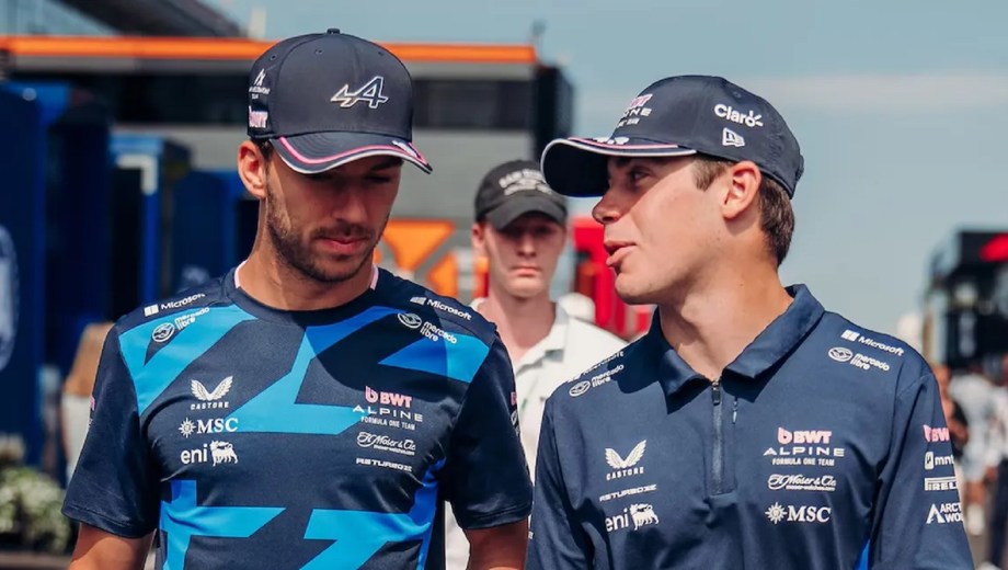 Pierre Gasly y Franco Colapinto en el GP de México.