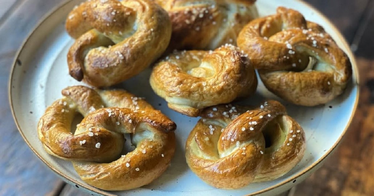 Receta sencilla de pretzels para disfrutar en casa
