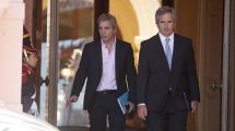 Imagen de Pablo Quirno, el hombre de confianza de Luis Caputo, asume oficialmente como nuevo canciller de Javier Milei