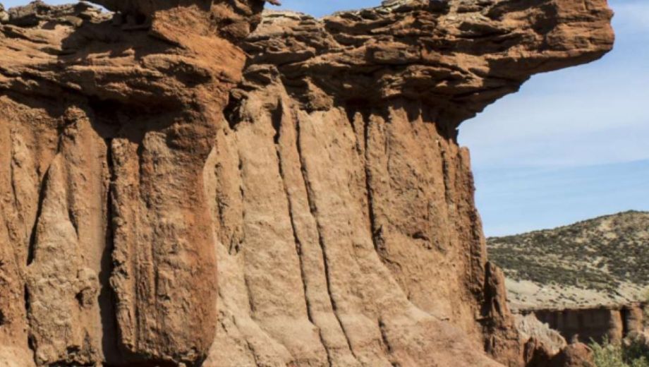 El Área Natural Protegida
“Rocas Coloradas” está ubicada a pocos kilómetros al
norte de Comodoro Rivadavia. Foto: gentileza