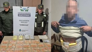 Llevaba escondido en el cuerpo más de cuatro kilos de cocaína: iba en un colectivo de Roca a Bariloche